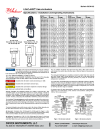 Thumbnail of document Manual - Lin-e-aire Pneumatic Valve actuator